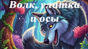 Волк улитка и осы