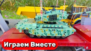 Игрушки Танчики для детей ! Машинки мультики детям ! Играем вместе в ТАНЧИКИ