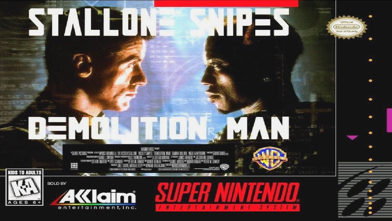 Demolition Man (SNES) Полное прохождение