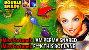 WE PLAYED THE MOST TOXIC BOT LANE IN EXISTENCE! (SNARE THEM FOREVER)