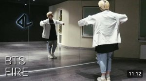 BTS - FIRE Dance Tutorial Русский Туториал