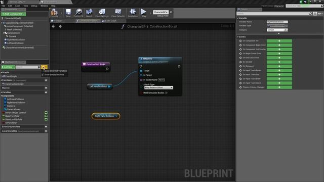 BP 3rd Person Game_ Add Physics Components for Punching _ 21 _ v4.8 Tutorial Series _ Unreal Engine