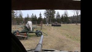 Стрельба из пушки БМД и спаренного с ней пулемета