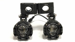 Дополнительный свет для мотоцикла Samrai 60W - Ближний с ровной границей / Дальний , стробоскоп