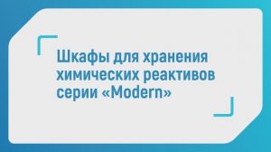 Шкаф для хранения реактивов серии «Modern». Завод "Совлаб", Россия