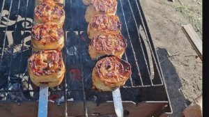 Когда шашлык надоел, но мясо на мангале хочется