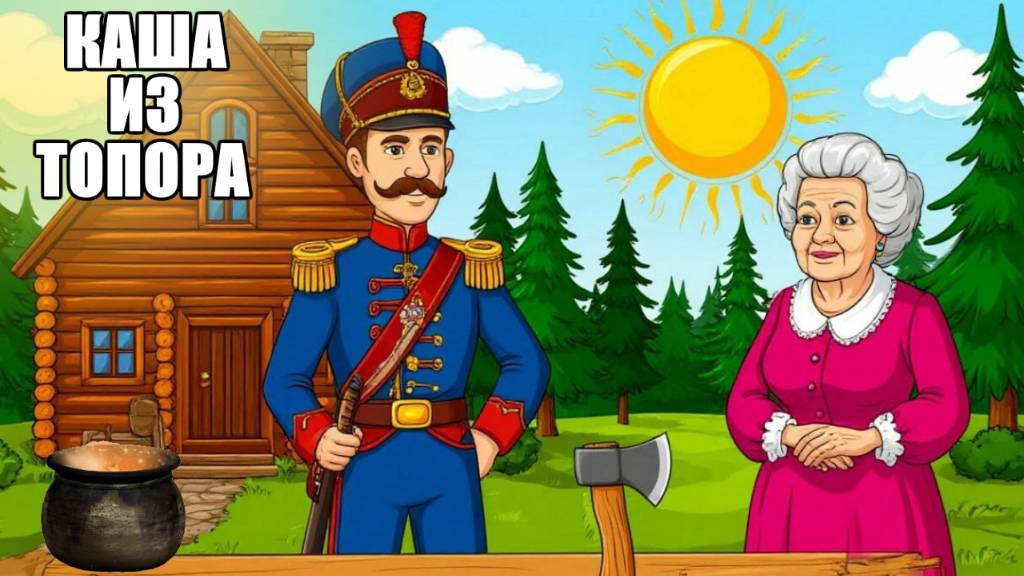 Каша из топора |аудиосказки | народные сказки | детские сказки онлайн | сказка | мультик смотреть онлайн