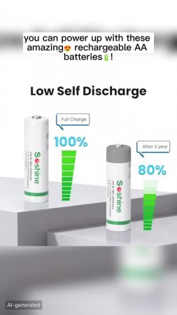 Power your gadgets with high-performance Rechargeable AA Batteries. Designed for long life, fast ...