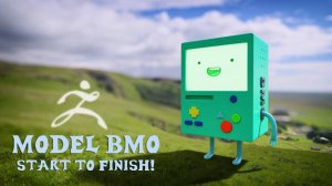 Моделирование BMO от А до Я в ZBrush | Полный процесс с множеством техник внутри