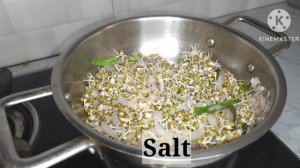 VkusniyDen тушеные ростки бобом мунг с луком и перцем