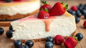 Чизкейк классический с клубникой. Самый простой и быстрый рецепт Cheesecake