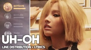(G)I-DLE - Uh-Oh (Line Distribution + Lyrics Color Coded) PATREON REQUESTED