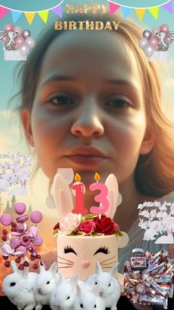Поздравление для Карине виде альбома!🤍🌟🎉🎉🎊🎉 @🌆Чудеса кролика🐇