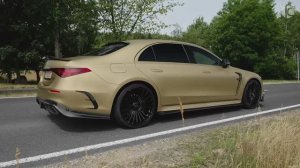 Mercedes S 580 Long Manufaktur в цвете Калахари Gold Magno от MANSORY