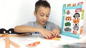 ELC Маски Зверей собираем и играем Развивающее Видео Распаковка набора Видео для Детей