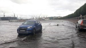 Санкт-Петербург. Сезонное повышение уровня воды (8.07.2025)