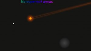 Метеоритный дождь+ RGB текст