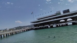 Абхазия🌴Набережная Сухума❤️Олеандры 🌺Море ⛵ Турецкое кафе Чегем 🦪