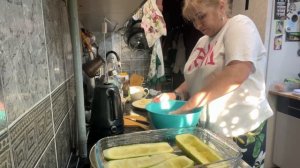 ЗАПЕЧЁННЫЕ КАБАЧКИ С ФАРШЕМ И СЫРОМ🧀РАСПАКОВКА НИЧЕГО НЕ КУПИЛИ А 2500₽ КАК НЕБЫВАЛО!