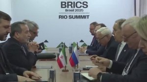 С.В.Лавров и А.Аракчи Иран «на полях» XVII саммита БРИКС, Рио-де-Жанейро, 6 июля 2025 года