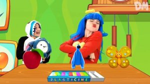 Брат и сестра играют с игрушками   Развивающие Мультики Для Малышей   Dominoki Детские Песенки