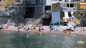 Крым Симеиз сегодня 8 июля 2025. Обстановка на пляже, какая погода в Крыму сейчас, море на курорте