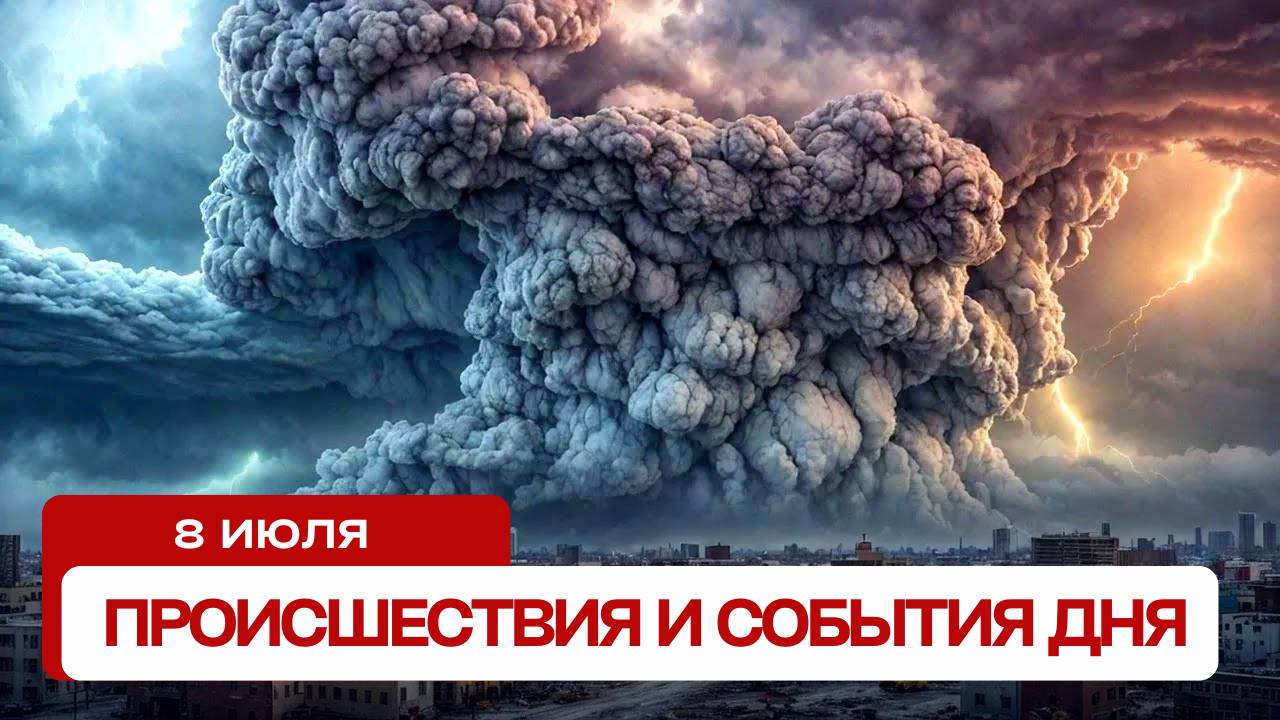 Катаклизмы за день 08.07.2025. Новости сегодня, ЧП, события дня! смотреть онлайн