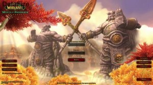 World of Warcraft: Mists of Pandaria - Экран авторизации