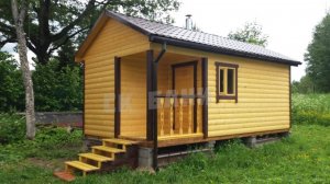 Баня из бруса от СК "Бани", 6х3 м. Ленинградская область, июль 2025