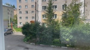 Летний тёплый день и вид из окна - Timelapse from the window