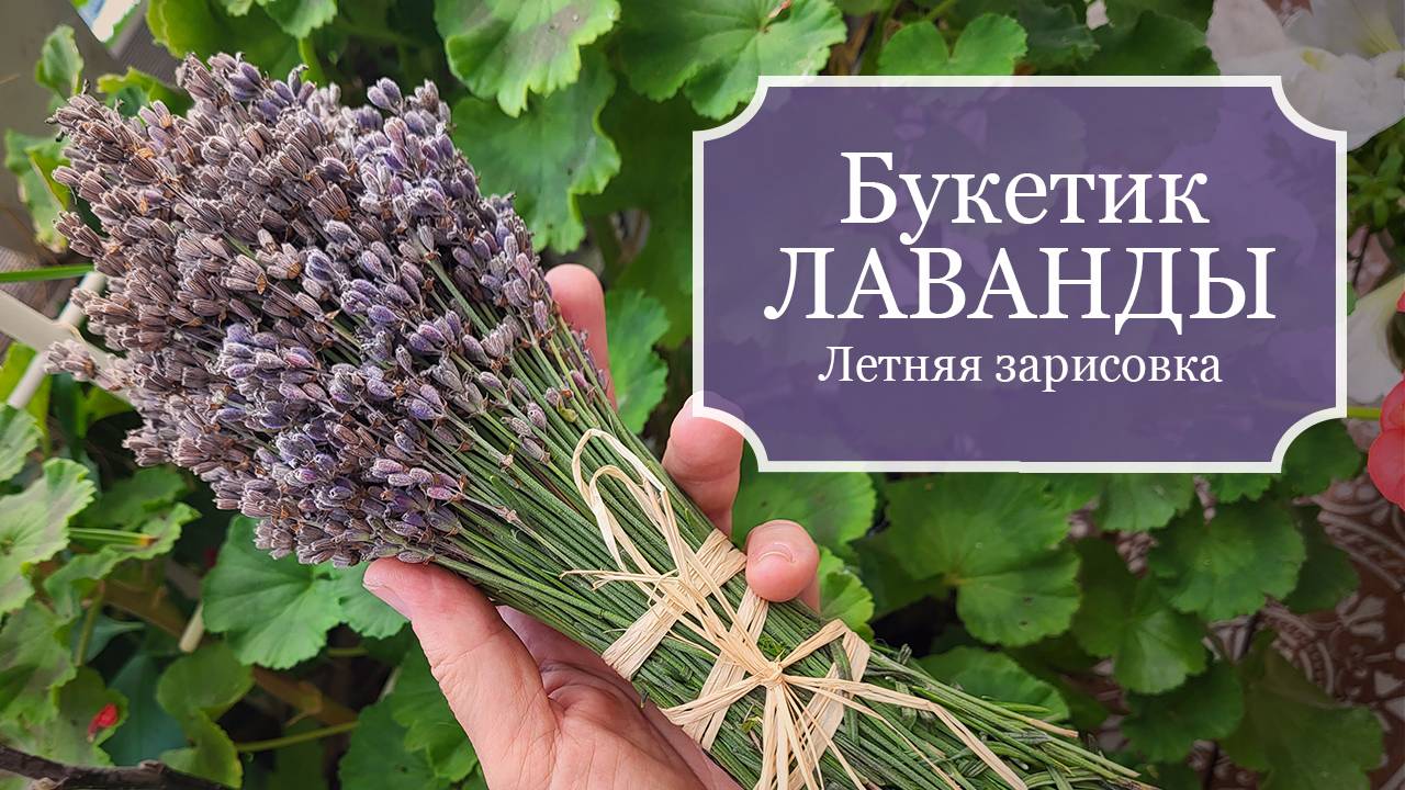 Букетик из ЛАВАНДЫ - Летняя зарисовка