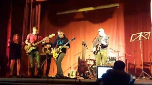 Рок-концерт гр.КБ Революция. Беринговский. Чукотка декабрь 2016.