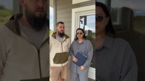 Мы передали ключи от дома со вторым светом по индивидуальному проекту в поселке Зарубино.