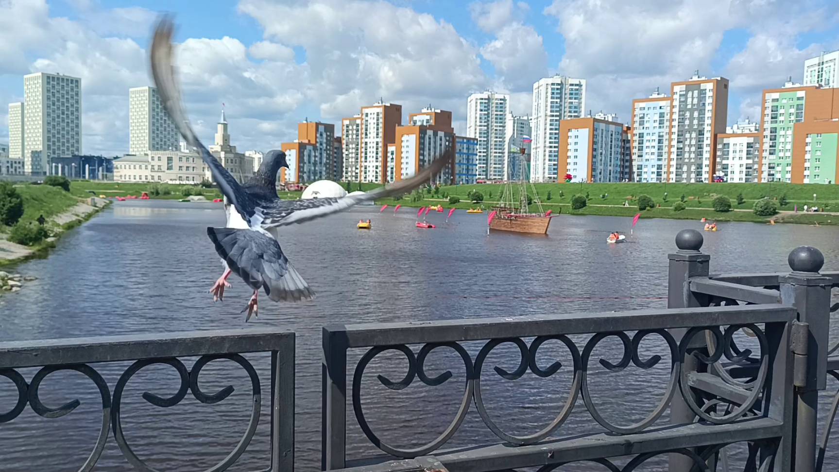 Летний досуг в Преображенском парке Екатеринбурга