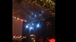 Красивое шоу с огнями