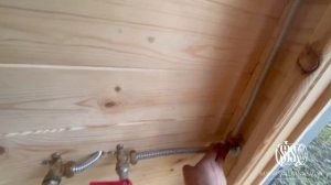 Установили баню Квадро у Людмилы в Старосемейкино. Бани бочки в Самаре.