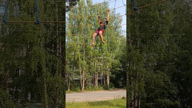 Веревочный парк для ребенка
