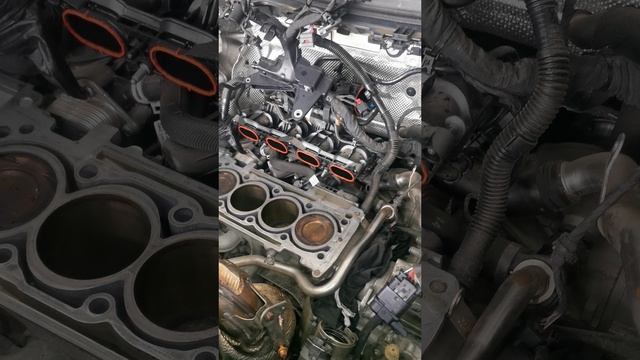 M260 M264 M274 замена головки блока цилиндров Mercedes Benz #MercedesBenz #мастерскаямерседес