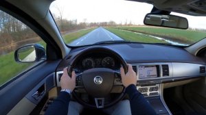 Jaguar XF 2013 [2.0 л. 240 л.с.] POV test drive