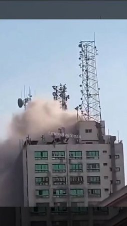 🔥 В столице Египте вчера произошел пожар в штаб-квартире Telecom Cairo