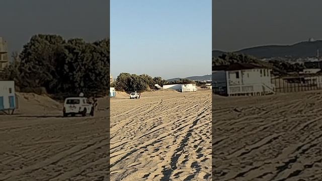Побережье Чёрного  моря в Анапе , вечер 8 июля 2025 г. Россия.
