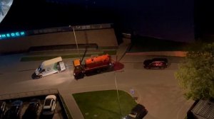Илосос септик ночью в Москве спальный район