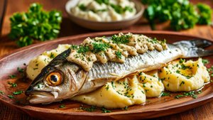 РЫБА ПО-ПОЛЬСКИ с картофельным пюре рецепт СССР.