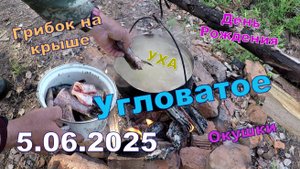 Уха на озере Угловатом. 5.06.2025. Клюёт только мелочь. Рыбалка на удочку. #сезонконтентаRUTUBE