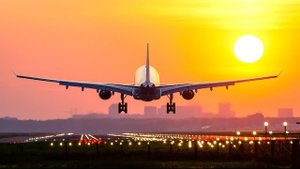 ВЗЛЕТ С ИЖЕВСКОГО АЭРОПОРТА С САМОЛЁТА