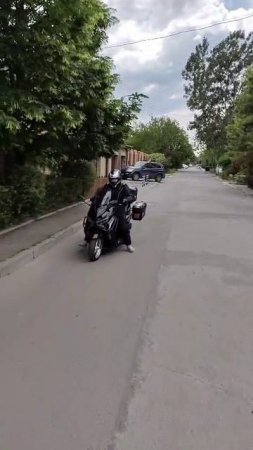 Первый раз на моте. Шасси в деле 💪