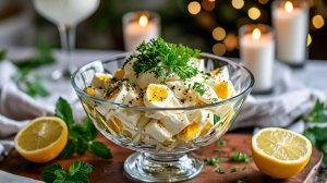 Салат ЯИЧНЫЙ закусочный, настоящие рецепты С С С Р. Салат из ничего, когда гости на пороге.
