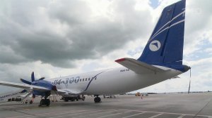 Новый отечественный лайнер Ил-114-300 представлен на выставке "Иннопром" в Екатеринбурге
