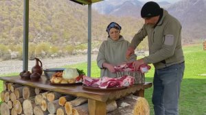 Готовим русский  борщ на костном бульоне! Азербайджанская Кухня Деревенская Кухня  Рецепты