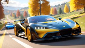 За гранью скорости: Побеждай в гонке на чёрной машинке в Forza Horizon 4